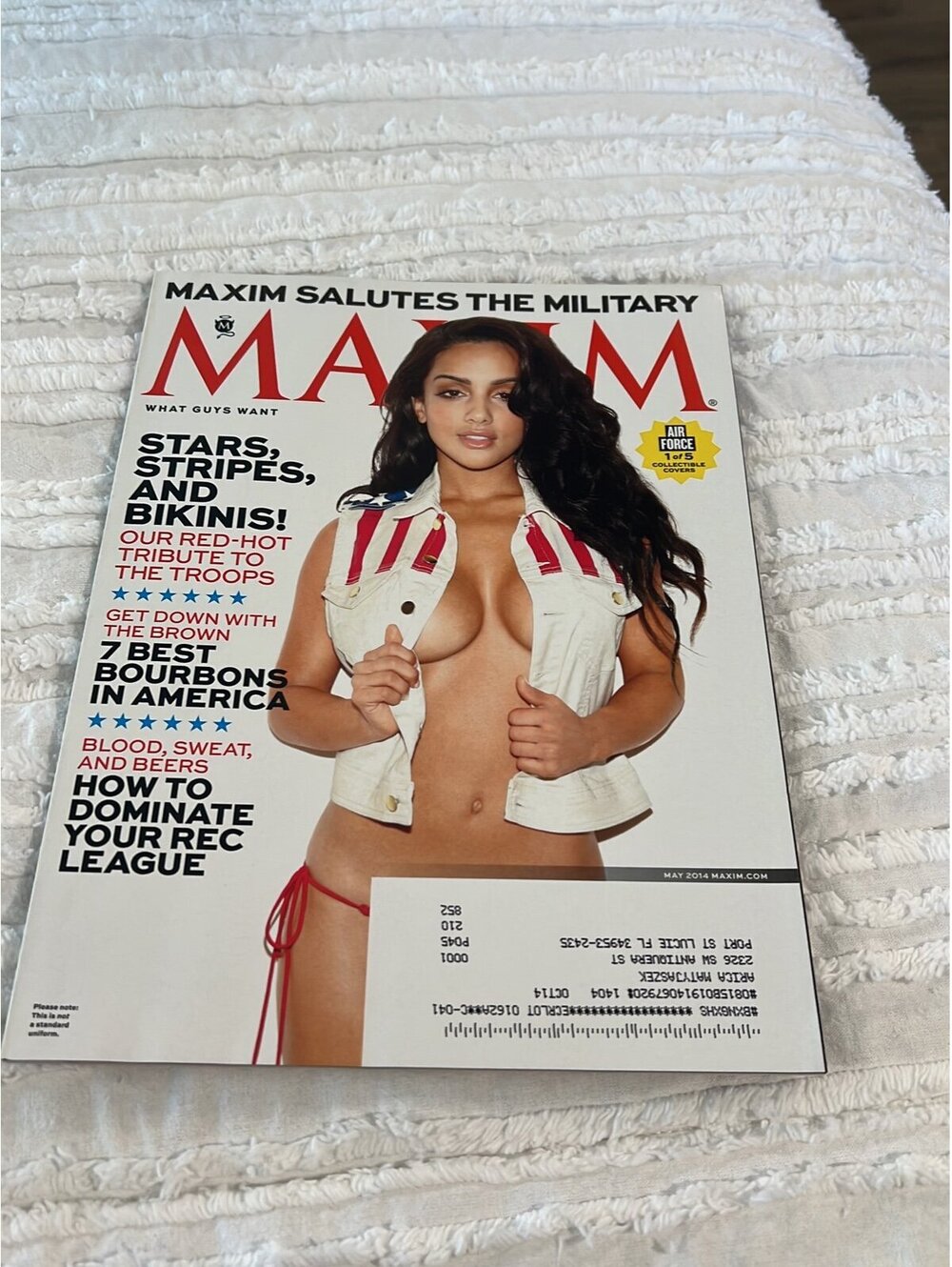 Military edition Maxim magazine may 2014